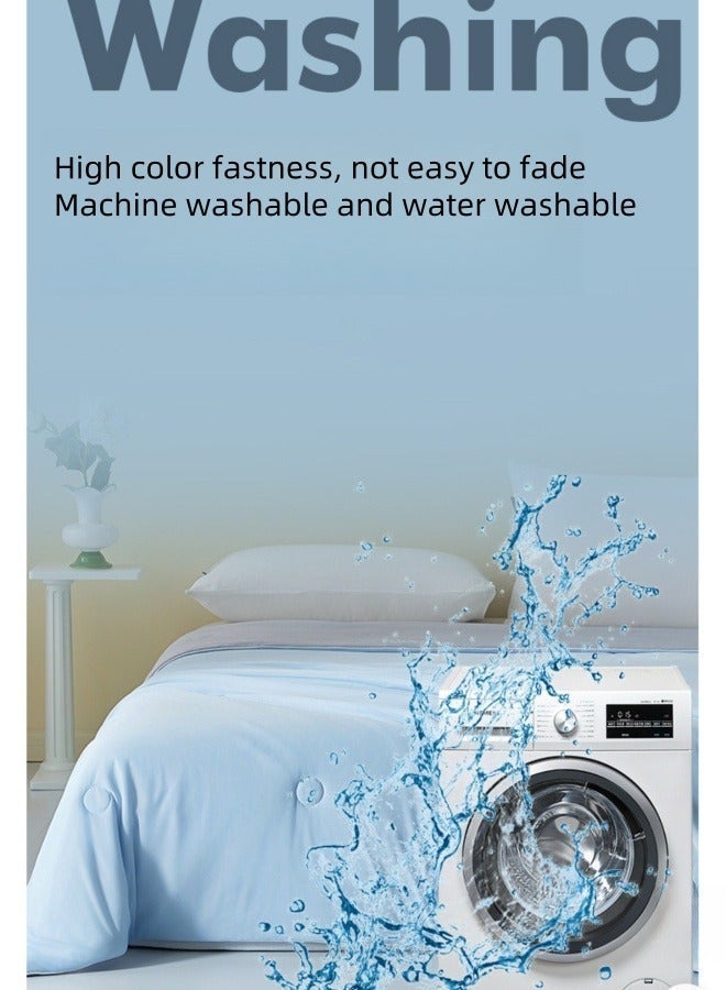 بطانية الصيف | مضادة للبكتيريا من الدرجة A، مستوى الأم والطفل بحرير بارد | قابلة للغسيل بالآلة، 200×230 سم - Image 5